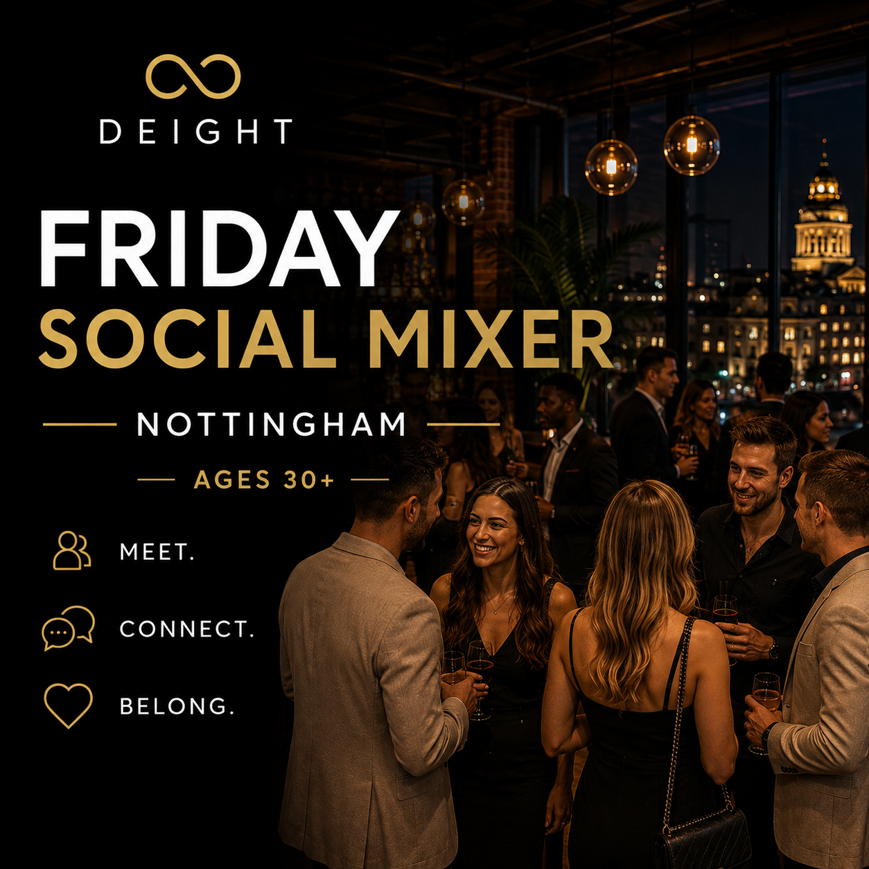 28 August 2026 | Friday Social Mixer | Nottingham | Event Pass
